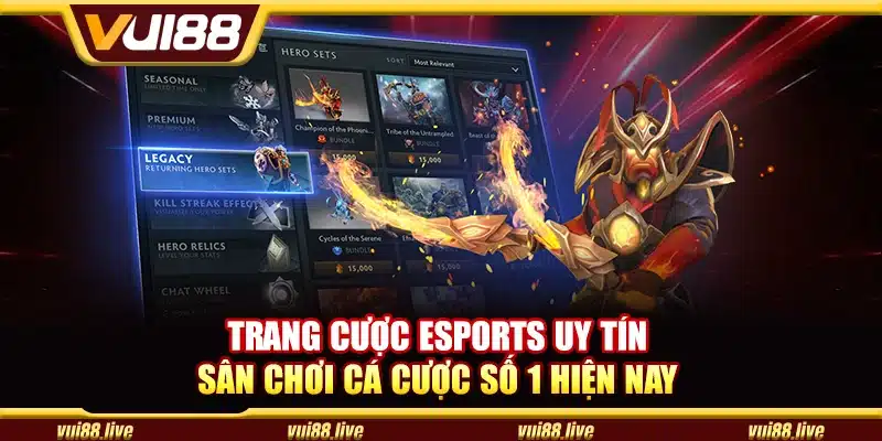 Trang cược eSports uy tín Vui88 - Sân chơi cá cược số 1 hiện nay